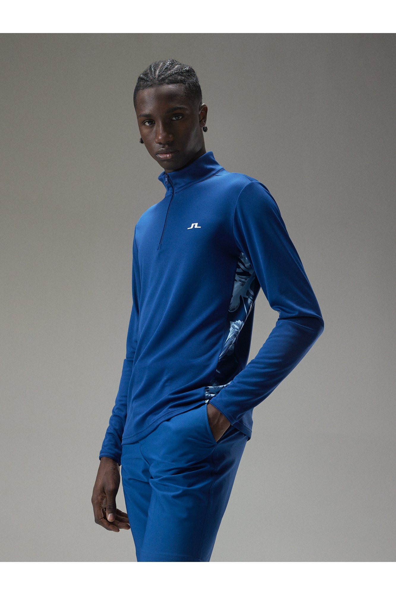 Men | Emanuel Mid Layer | Navy Peony