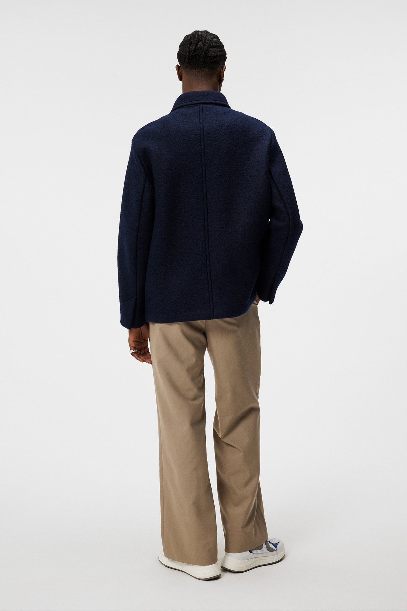 Men | Ferdi Wool Mix Jacket | JL Navy