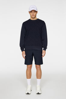Men | Finn Jacquard Knitted Sweater | JL Navy