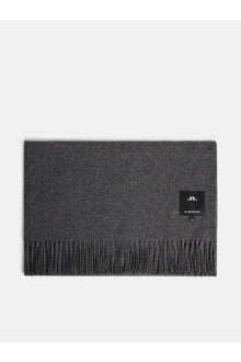 Men | Frame Cashmere Blend Scarf | Mid Grey Melange