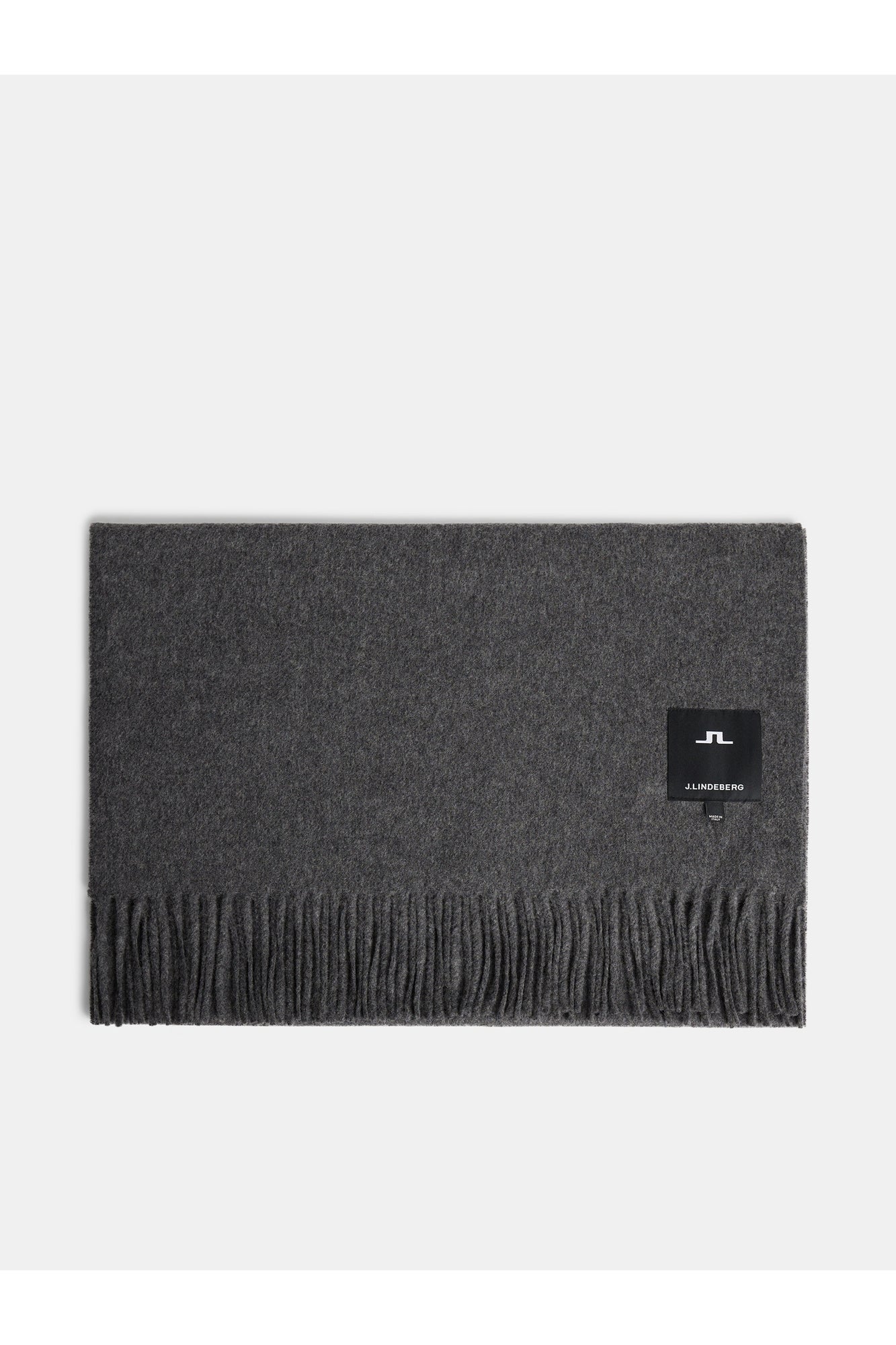 Men | Frame Cashmere Blend Scarf | Mid Grey Melange
