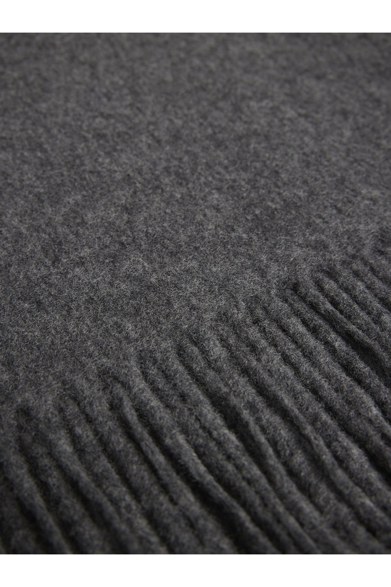 Men | Frame Cashmere Blend Scarf | Mid Grey Melange