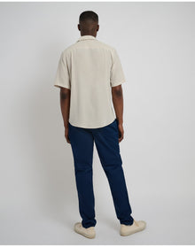 Men | Garment Dye Cotton Drawstring Pant | Deep Navy