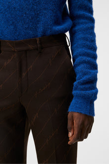 Men | Gomor Brown Stripe Pants | Delicioso