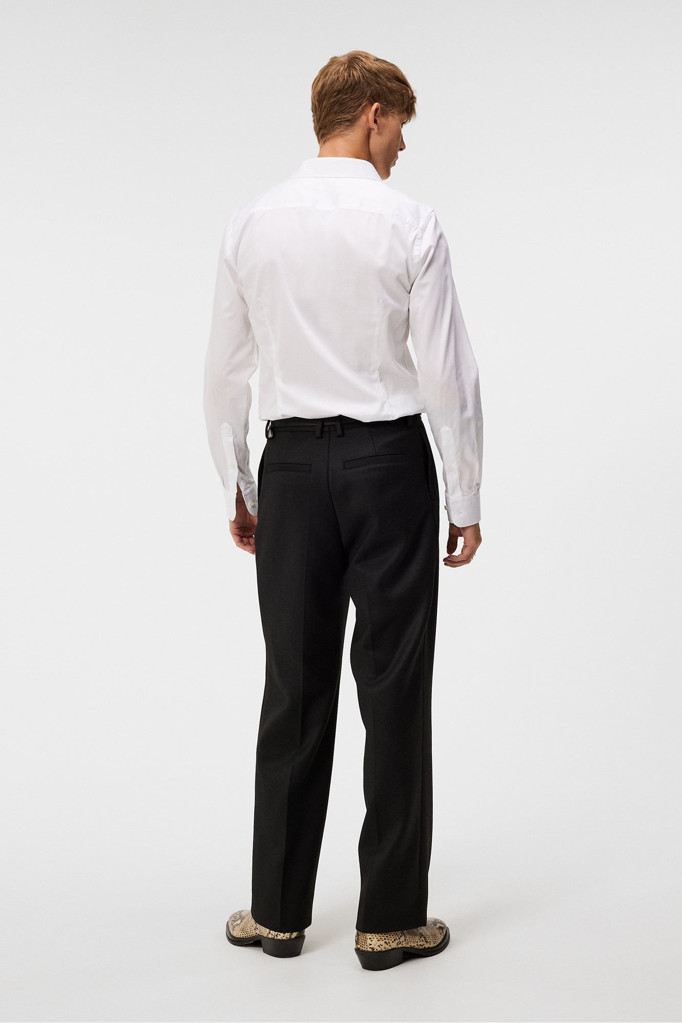 Men | Haij Double Pleat Pants | Black