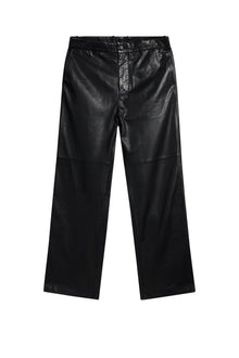 Men | Haij Leather Pants | Black