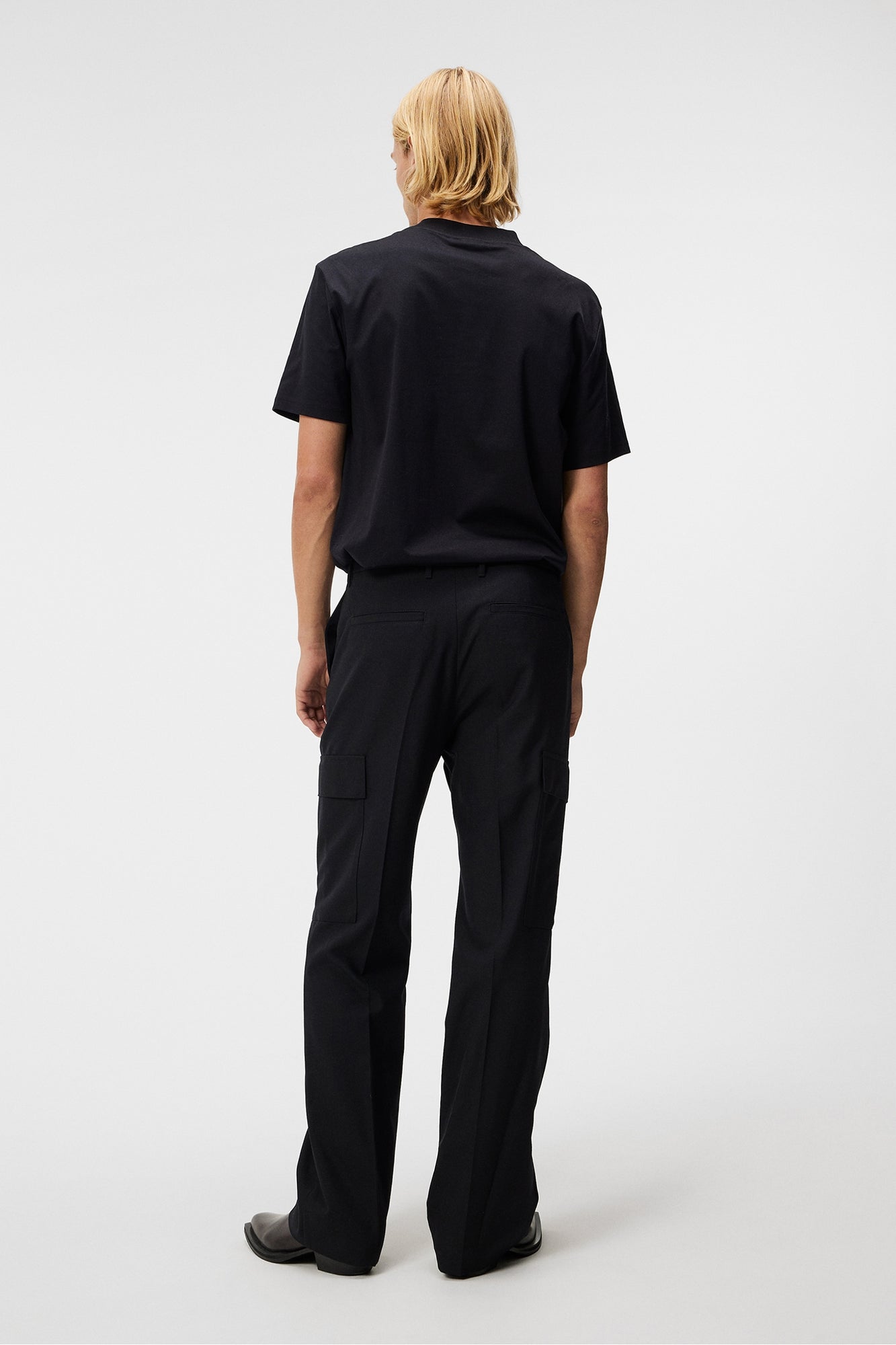 Men | Haij Wool Cargo Pants | Black