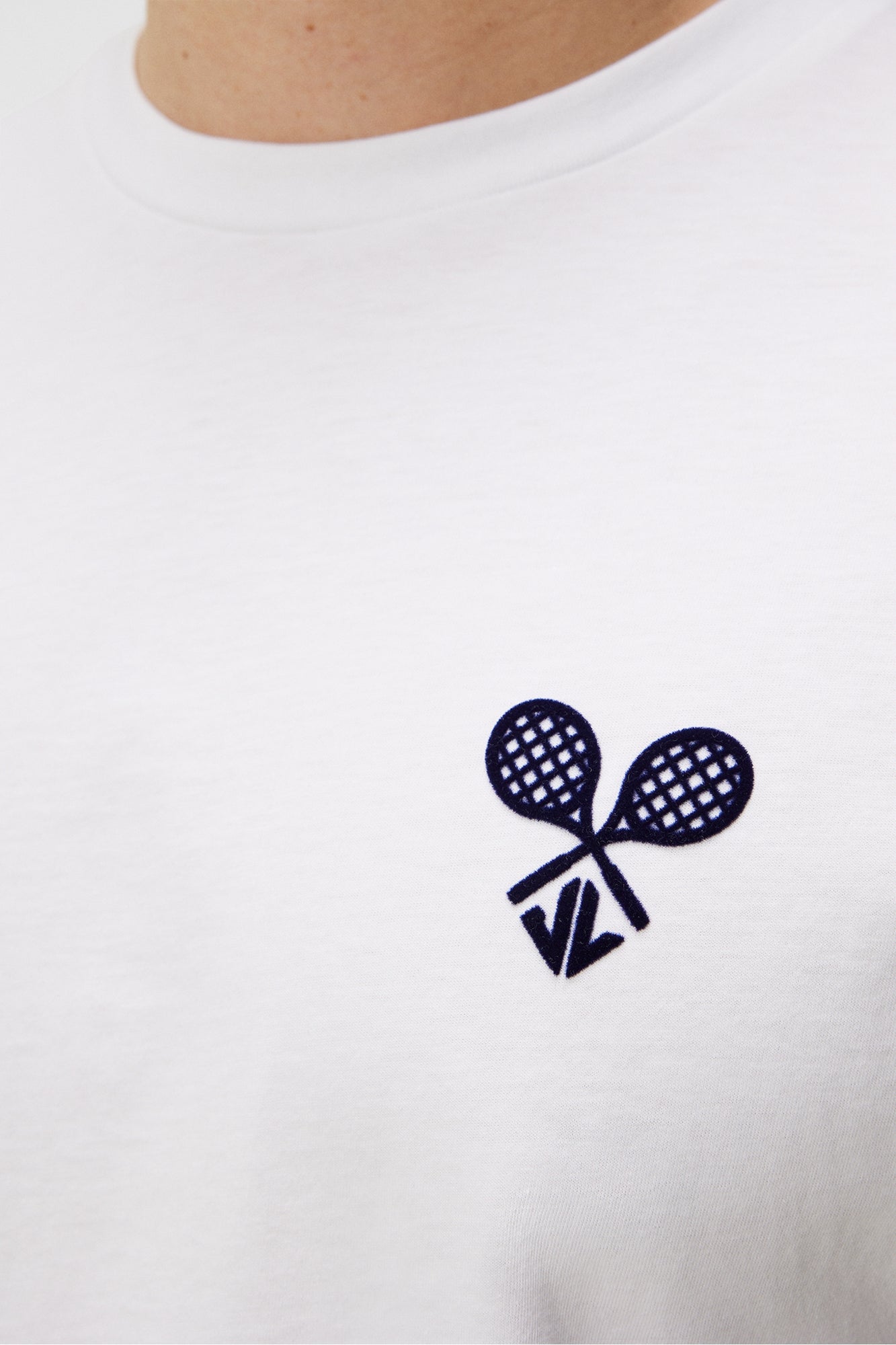 Men | Hale Logo Patch T-Shirt | White