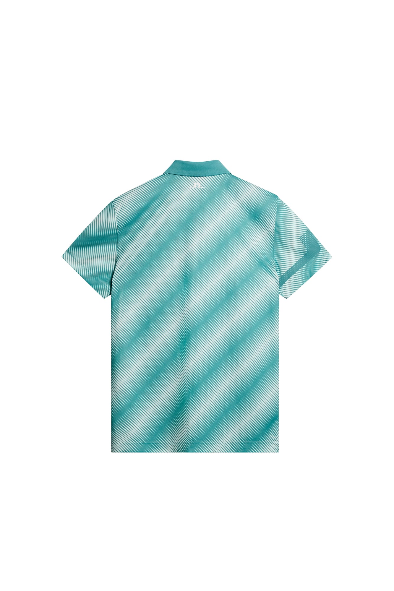 Men | Heath Print Polo | Comb Teal M