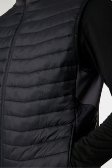 Men | Holden Quilt Hybrid Vest | Asphalt