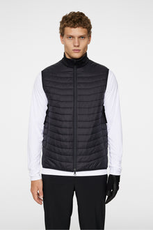 Men | Holden Quilt Hybrid Vest | Black