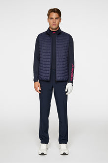 Men | Holden Quilt Hybrid Vest | JL Navy