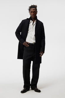Men | Holger Melton Coat | Black