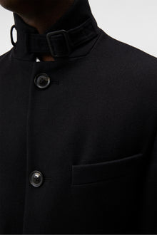Men | Holger Melton Coat | Black