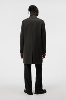 Men | Holger Melton Coat | Forest Green