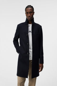 Men | Holger Melton Coat | JL Navy