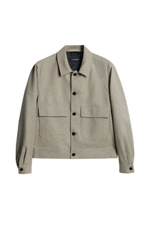 Men | Housten 2 Tone Overshirt | Moonbeam