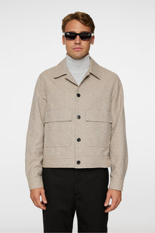 Men | Housten 2 Tone Overshirt | Moonbeam