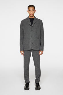Men | Jack Crinkled Wool Blazer | Black
