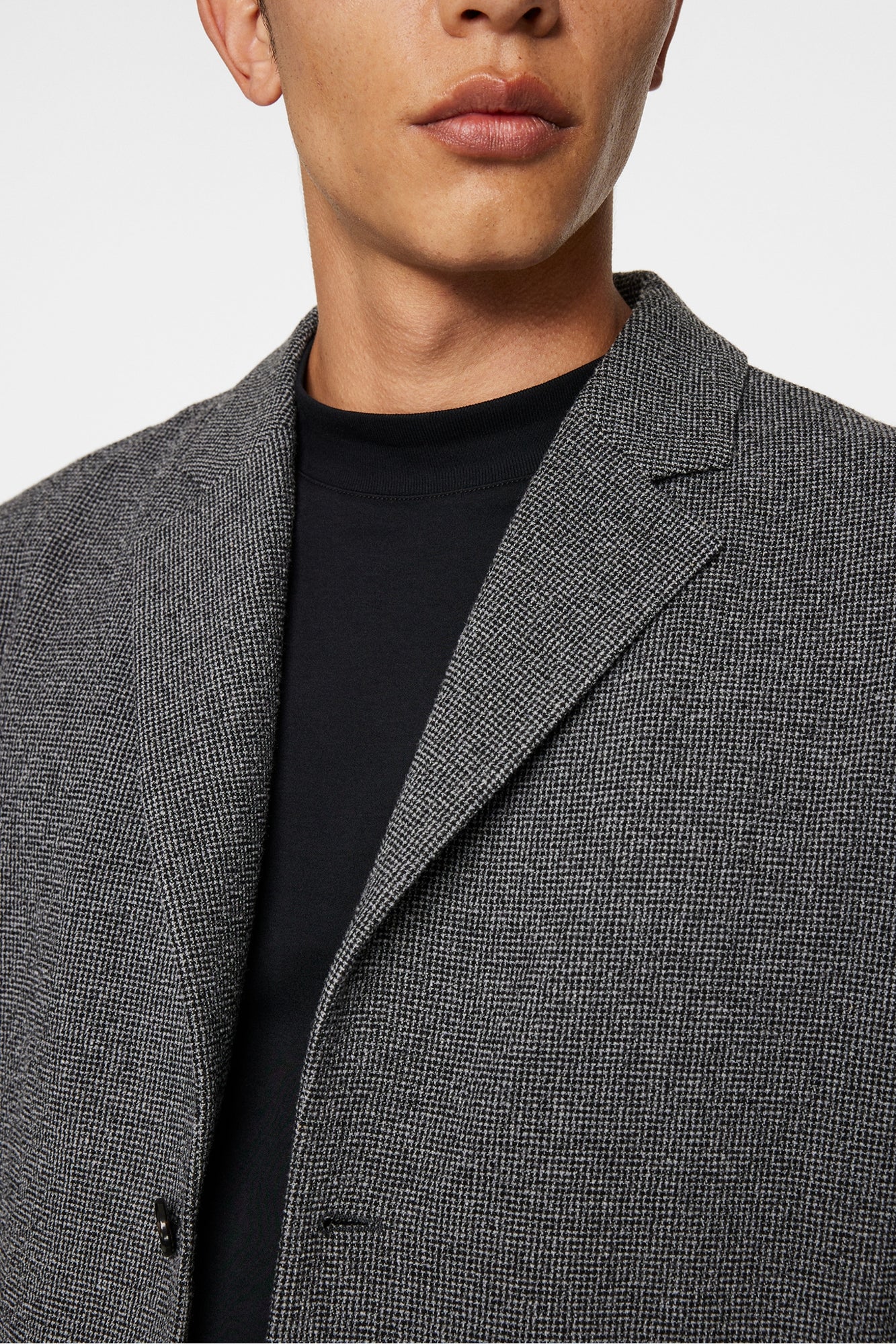Men | Jack Crinkled Wool Blazer | Black