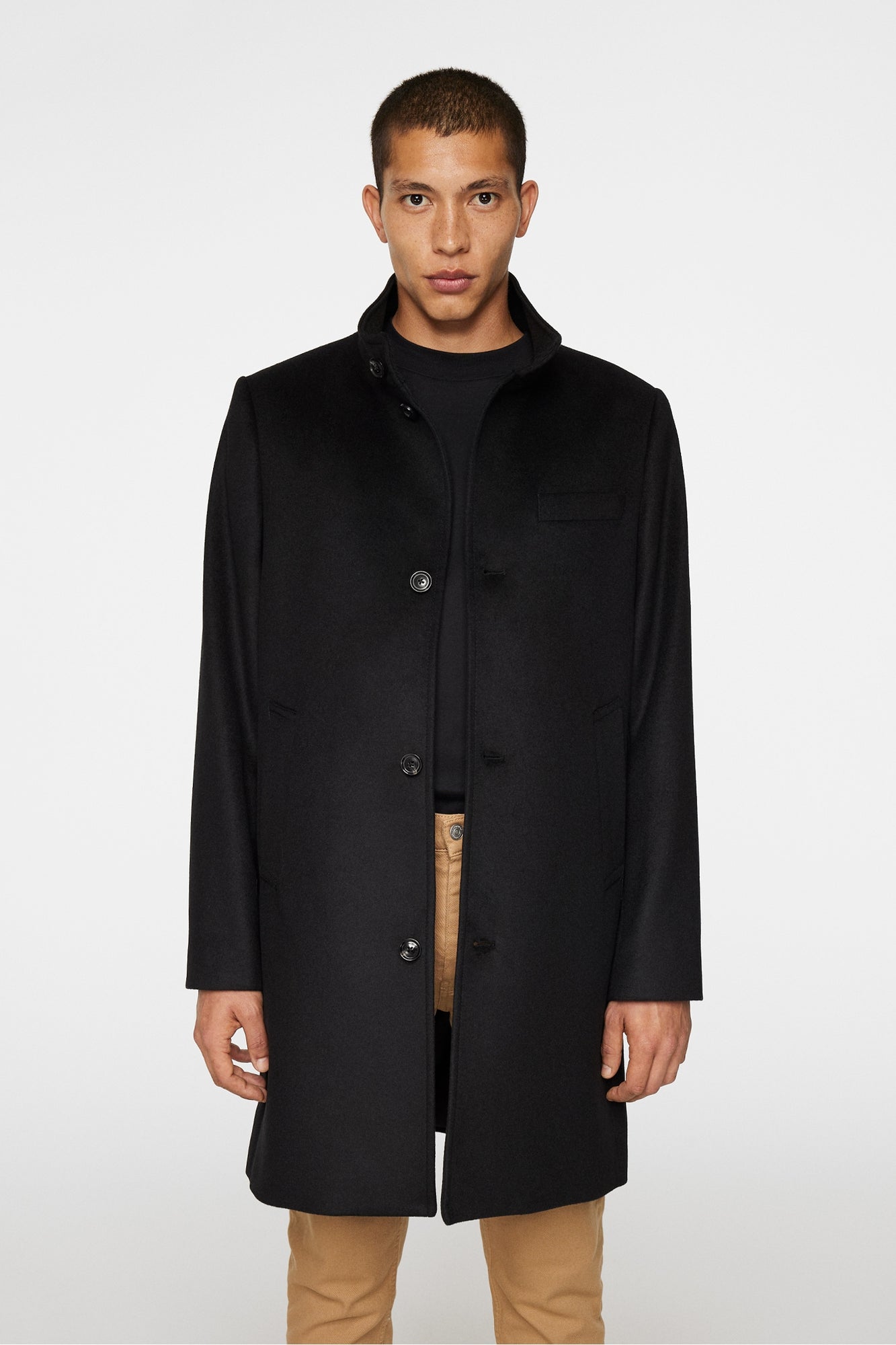 Men | Jesse Melton Cashmere Coat | Black