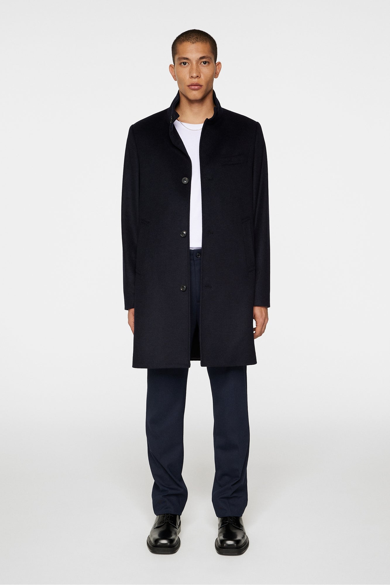 Men | Jesse Melton Cashmere Coat | JL Navy