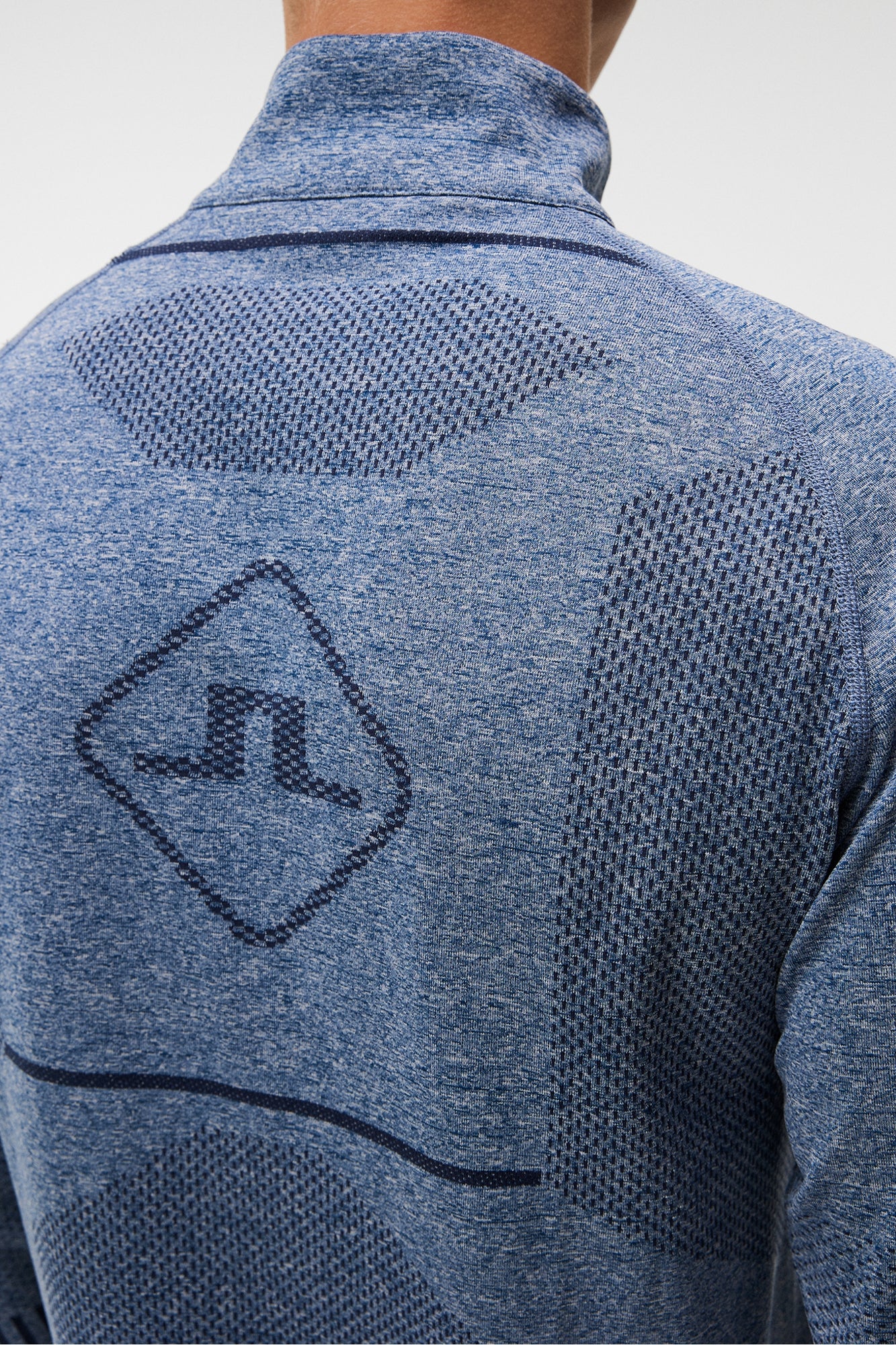 Men | Jimmy Seamless Mid Layer | Estate Blue Melange