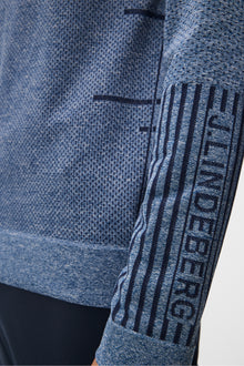 Men | Jimmy Seamless Mid Layer | Estate Blue Melange