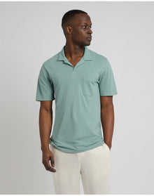 Men | Johnny Collar Pique Polo | Jade