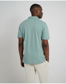 Men | Johnny Collar Pique Polo | Jade