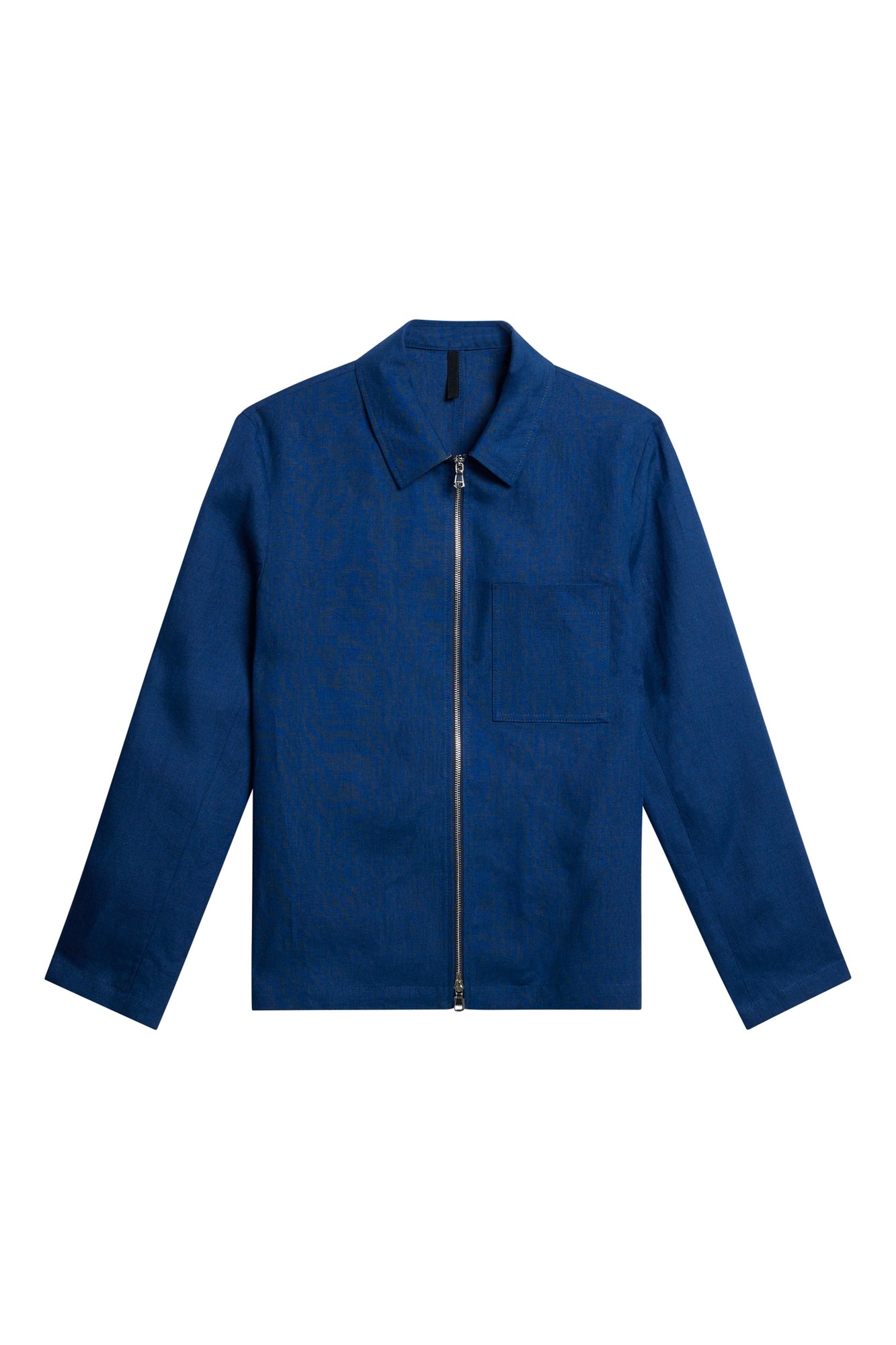 Men | Julius Linen Overshirt | Estate Blue
