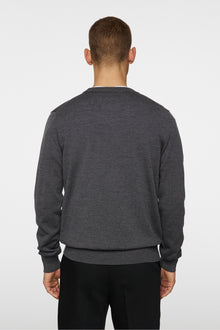 Men | Keane Merino Creneck | Lava Smoke Melange