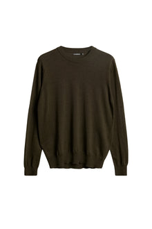 Men | Keane Merino Creneck Sweater | Forest Green