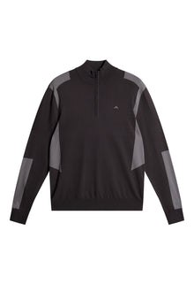 Men | Kendrick Knitted Zip Sweater | Asphalt