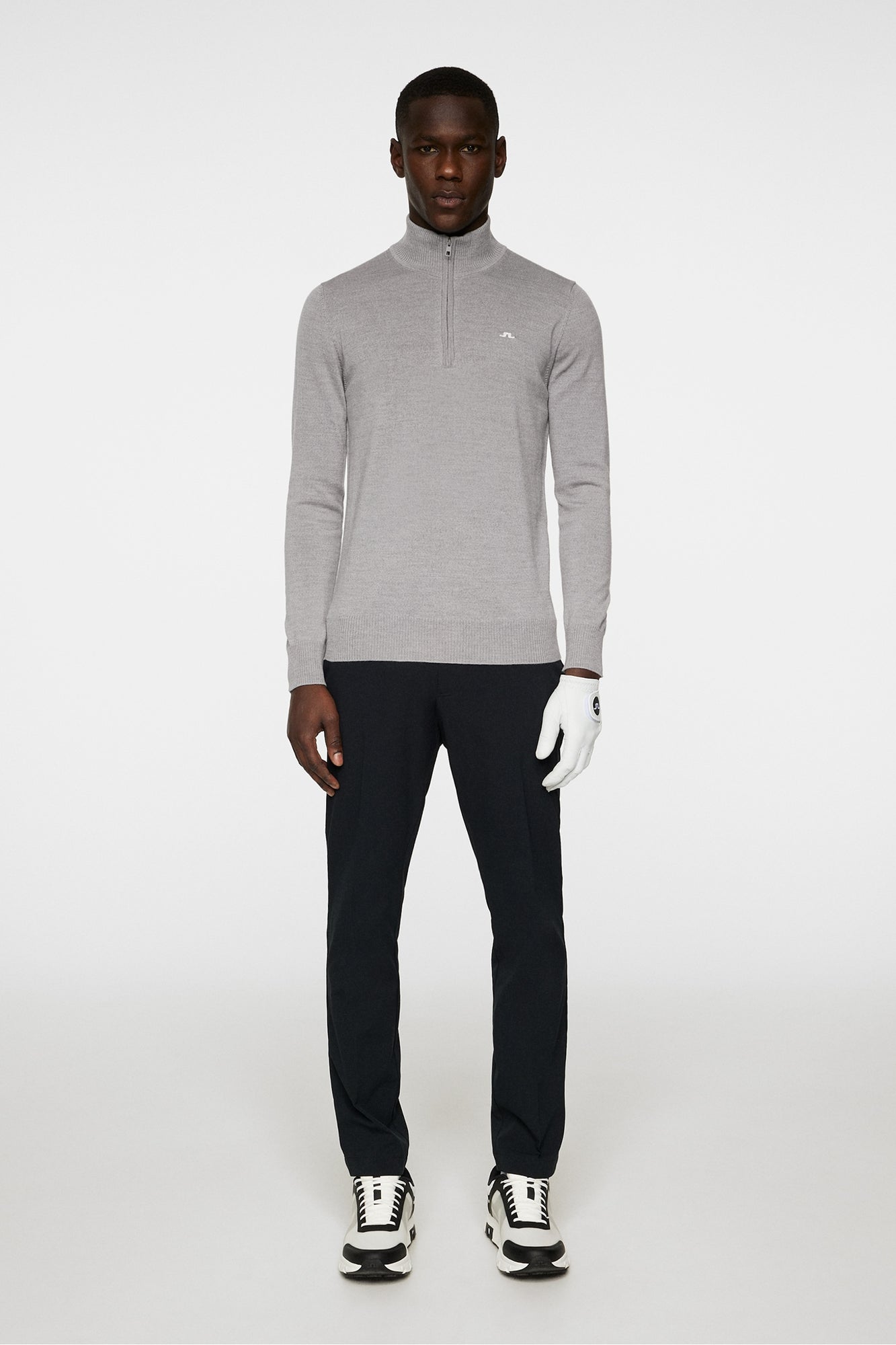 Men | Kian Knitted Sweater | Grey Melange