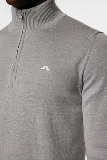 Men | Kian Knitted Sweater | Grey Melange