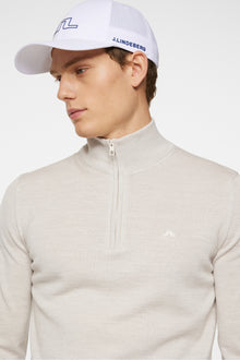 Men | Kian Zipped Sweater | Moonbeam