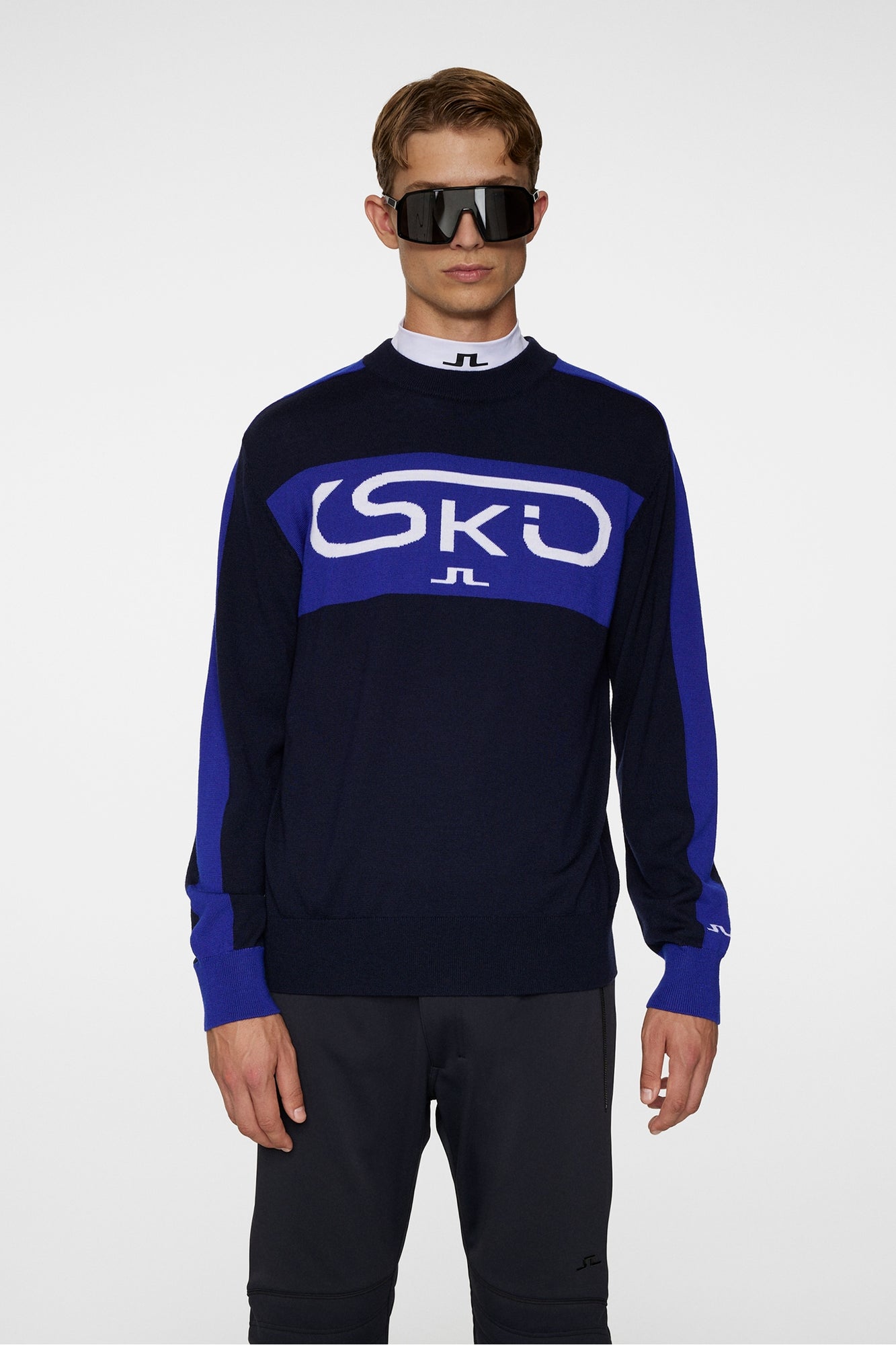 Men | Kirby Knitted Sweater | JL Navy