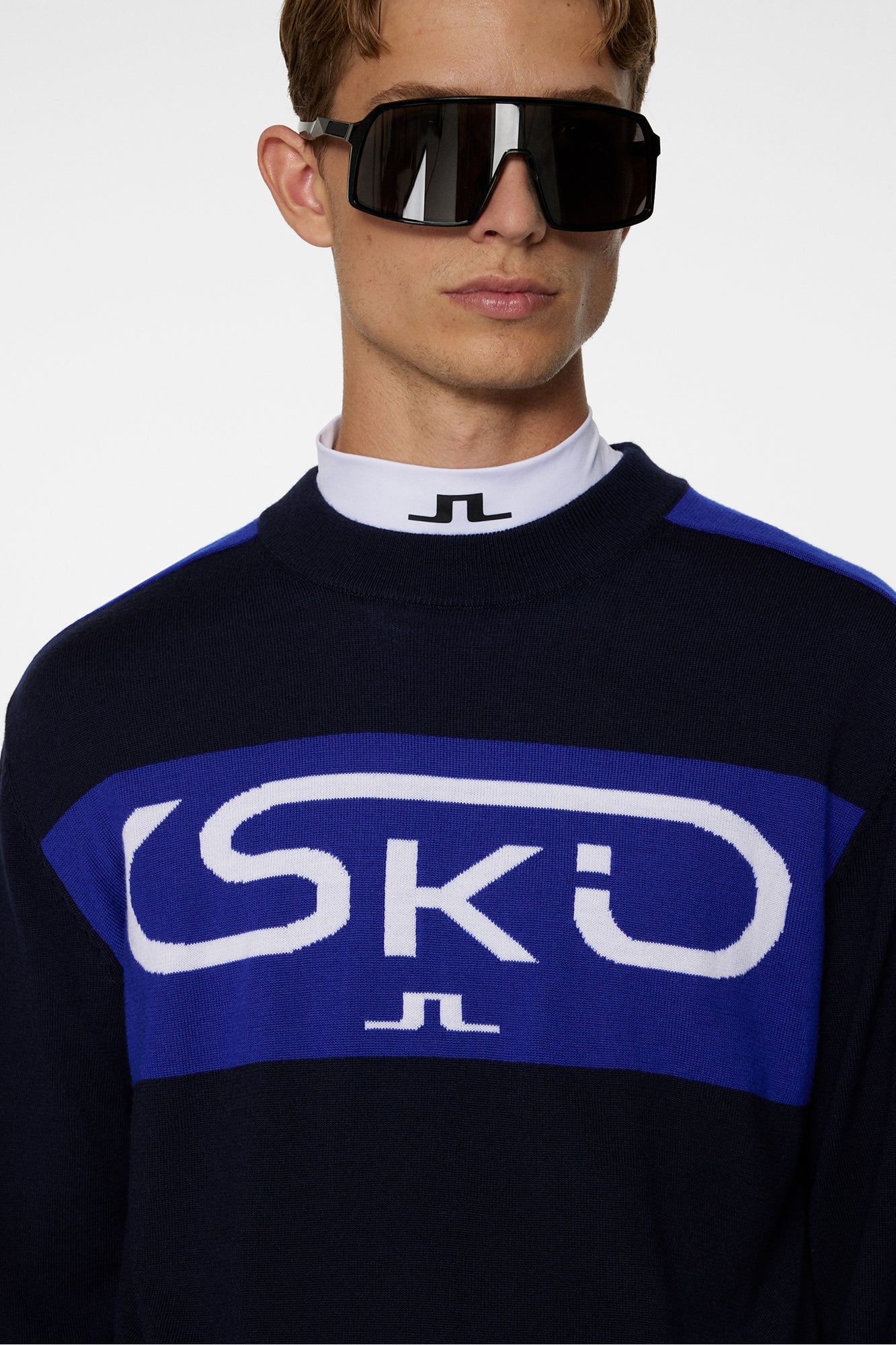 Men | Kirby Knitted Sweater | JL Navy