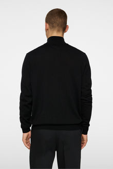 Men | Kiyan Merino Quarter Zip | Black