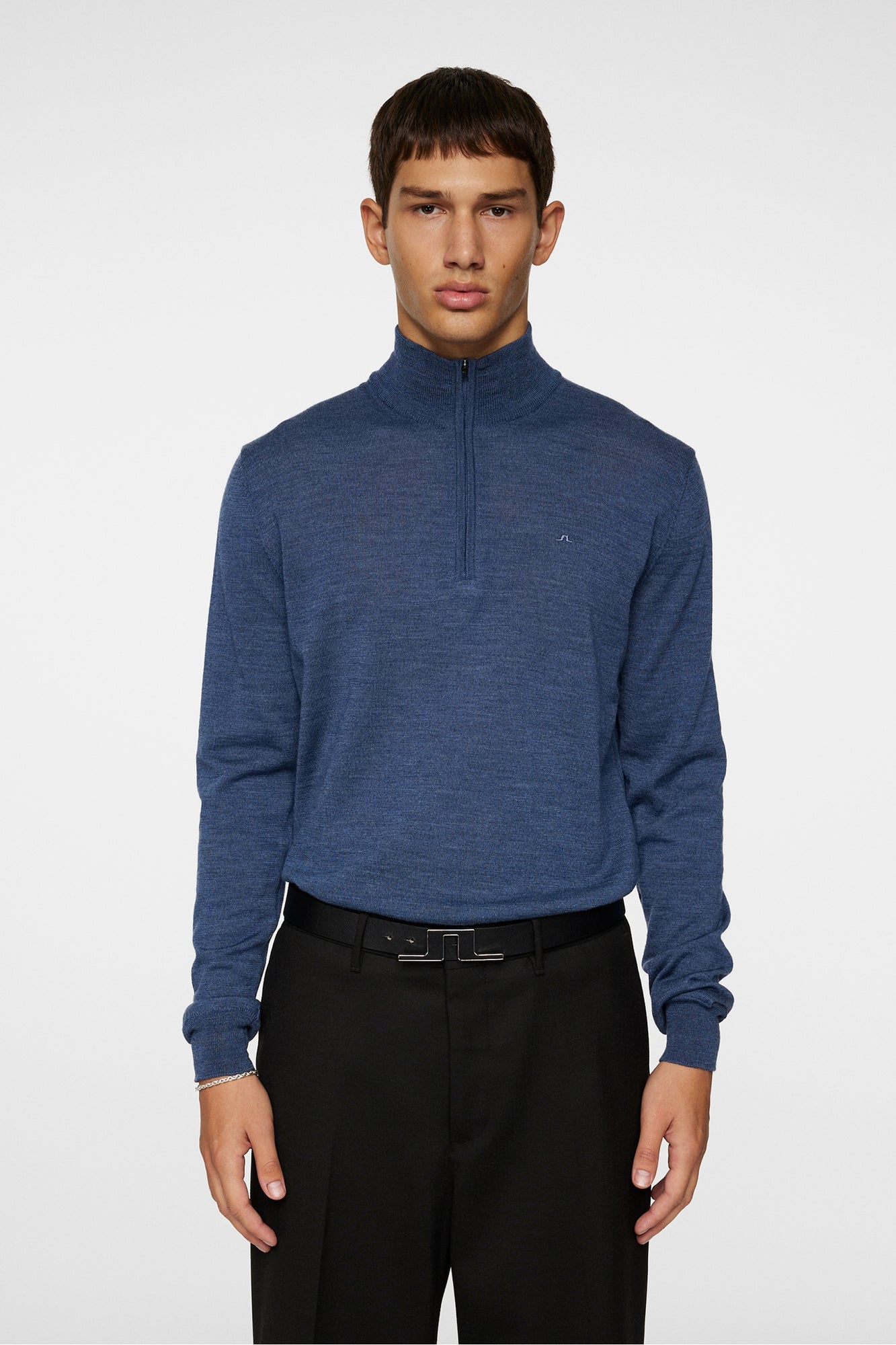 Men | Kiyan Merino Quarter Zip | Key Largo Melange