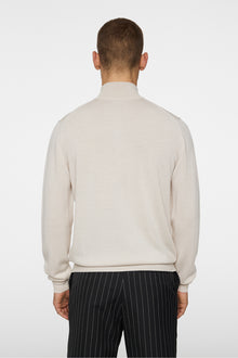 Men | Kiyan Merino Quarter Zip | Moonbeam