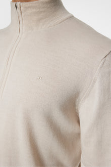 Men | Kiyan Merino Quarter Zip | Moonbeam