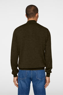 Men | Kiyan Quarter Zip Sweater | Forest Green