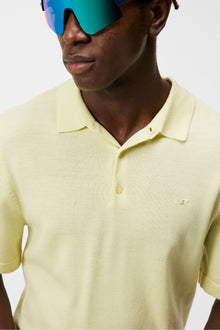 Men | Lear Knitted Shirt | Wax Yellow