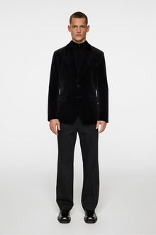 Men | Lenny S Velvet Blazer | Black