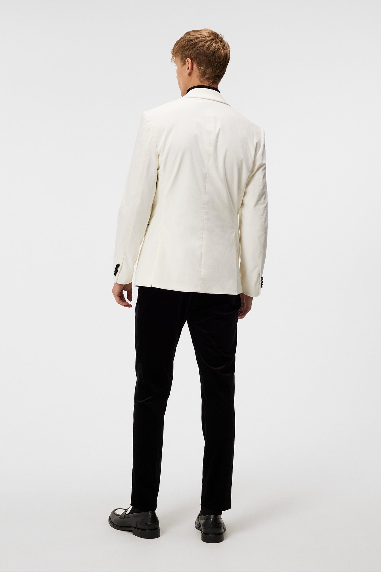 Men | Lenny Velvet Blazer | Cloud White