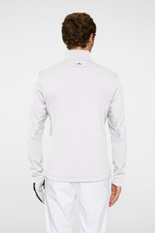 Men | Leon Quarter Zip Mid Layer | White