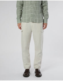 Men | Linen Cargo Jogger | Stone