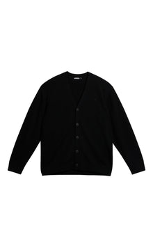 Men | Lucas Knitted Cardigan | Black (V2)